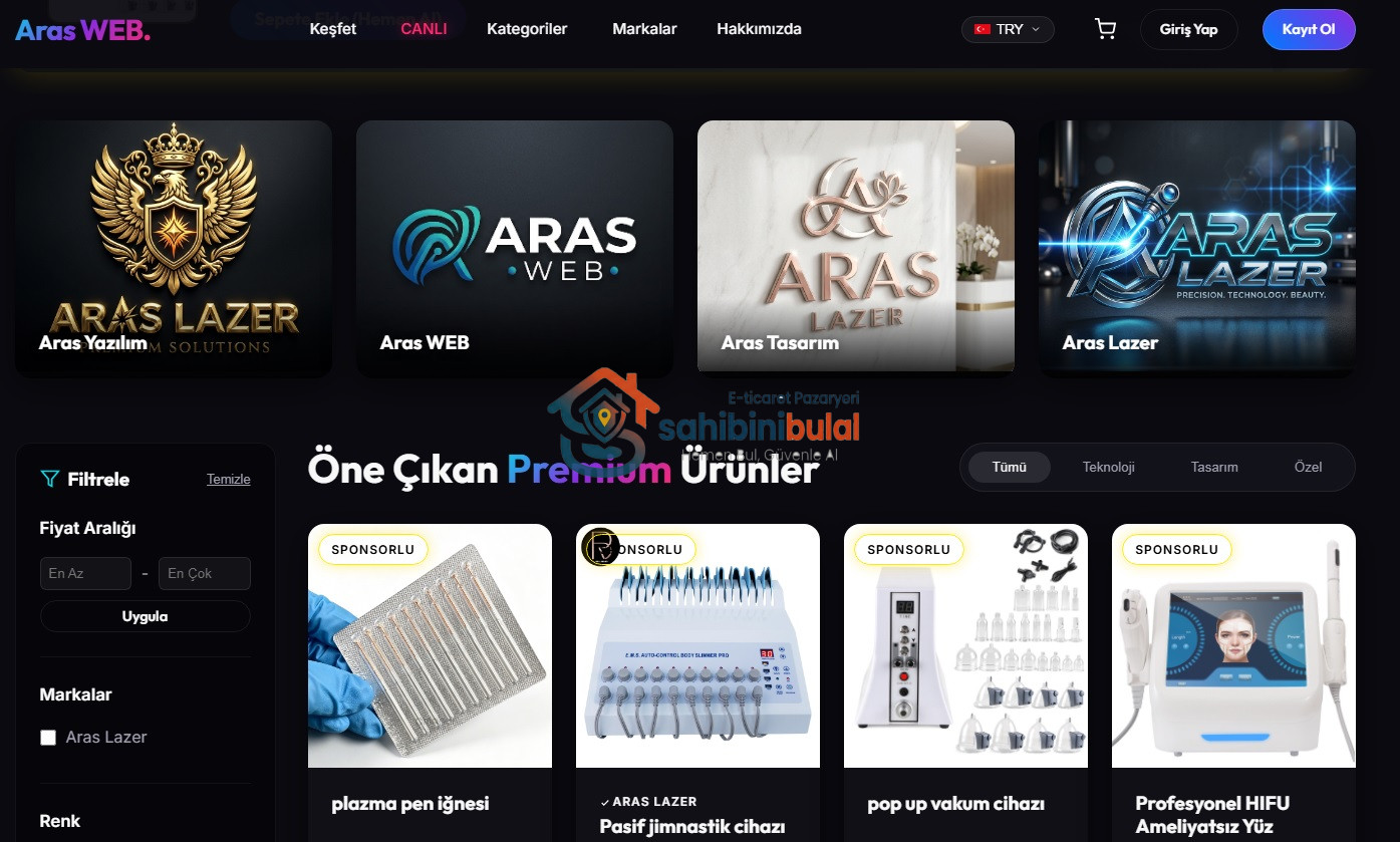 Profesyonel Php E-Ticaret V3 pro  | Ürün | sahibinibulal